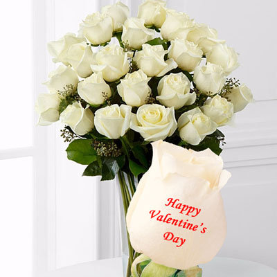 "Talking Roses (Print on Rose) 50 yellow Roses) - Happy Valentines Day - Click here to View more details about this Product